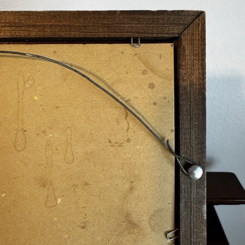 Vintage Mercedes Daimler Framed MIRROR Art 13.25